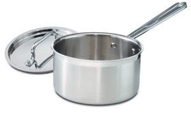 Cuisinart MultiClad Pro Stainless 3-3/4-Quart Saucepan with Lid