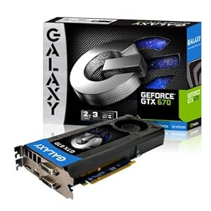 Galaxy GeForce GTX 670 2 GB GDDR5 PCI Express 3.0 DVI/DVI/HDMI/DP SLI Ready Graphics Card, 67NPH6DV5ZJX Graphics Cards 67NPH6DV5ZJX Reviews