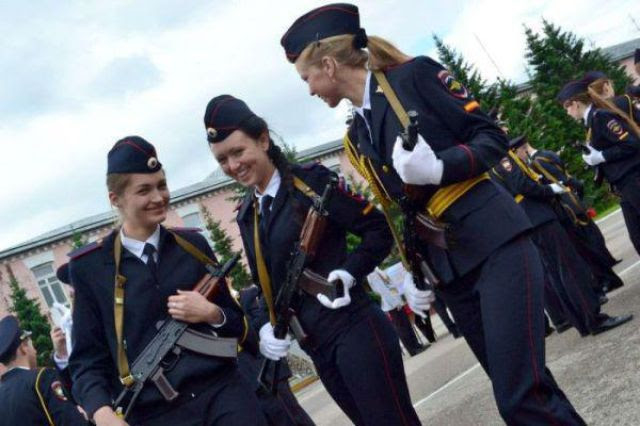 The Cute and Sassy Girls of the Russian Police Force