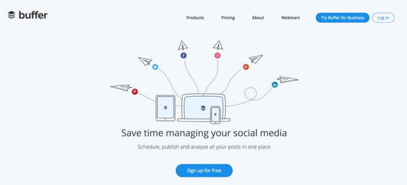 buffer homepage 2017