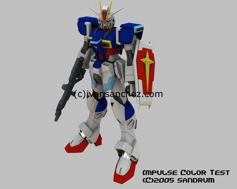 mobile suit gundam seed destiny force sword blast impulse 3d mesh cg sandrum