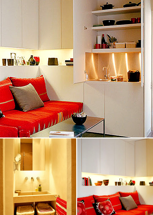 Very small studio of 18m2 / 194 sq ft | the style files