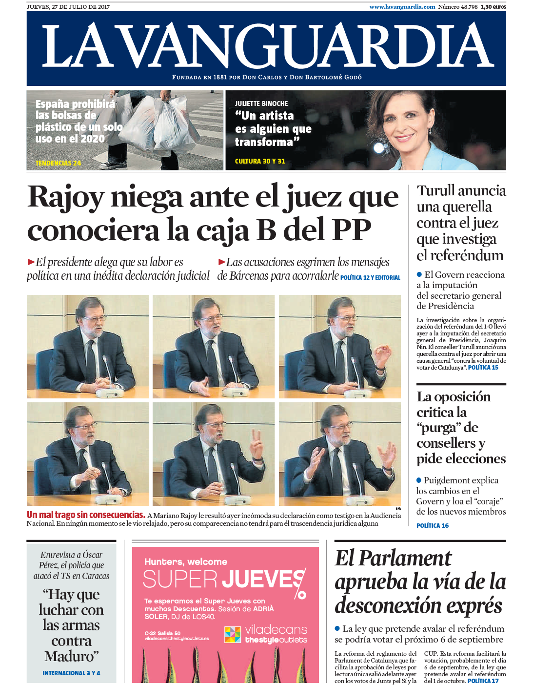 Portada de hoy