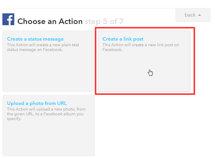 create a link post