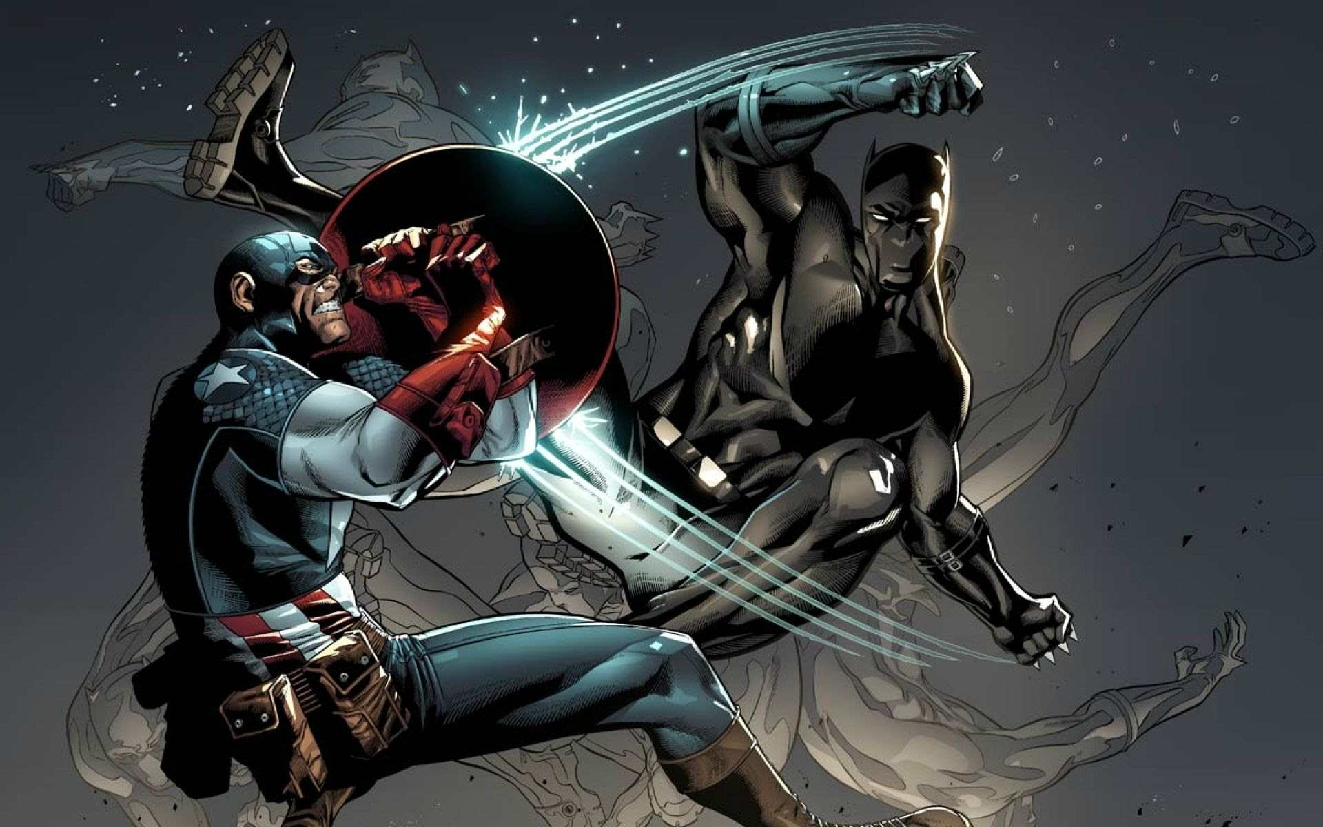 Black Panther Vs Captain America Wallpaper Theblackpanther