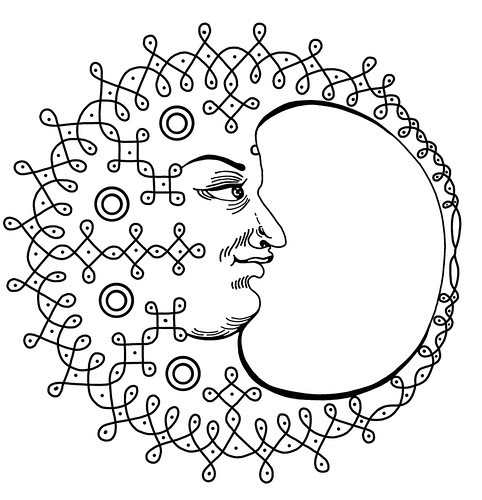 Indian Designs n - moon
