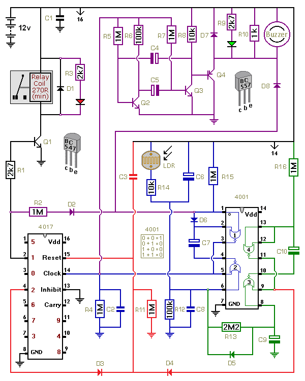 Cellphone Operated Toggle Switch - Control_Circuit - Circuit Diagram