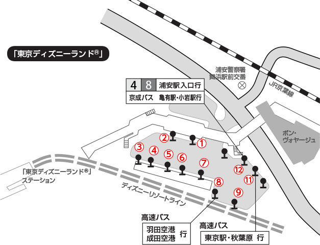 羽田空港 東京ディズニーリゾート 線 東京ベイシティ交通