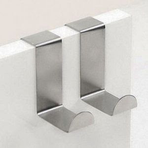 Gantungan  Pintu  Stainless Hanger Gantung Kamar  Serbaguna 1 