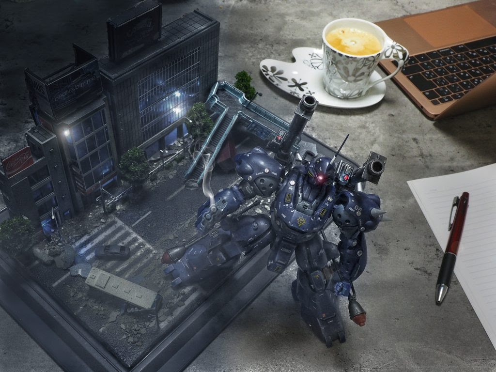 Diorama 真夜中の手抜きジオラマ