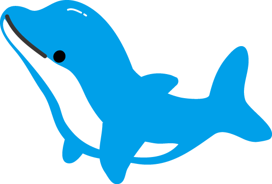 イルカのイラスト 無料イラスト