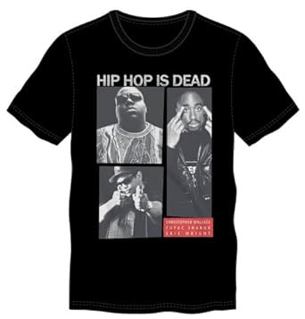 Amazon.com: Biggie 2pac Eazy-E Hip Hop is Dead Shirt: Clothing
