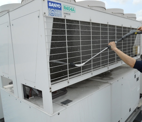 シモンテクニカ 室外機フィン洗浄 概要