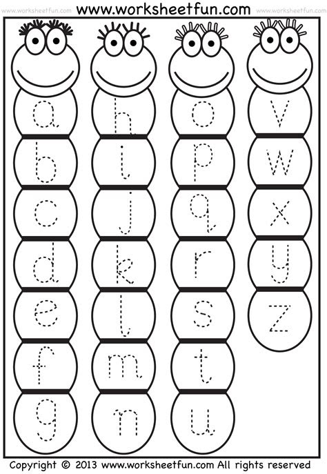  fichas de preescolar hojas de abc actividades del alfabeto en preescolar