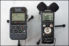Sony PCM-M10 and Olympus LS-10