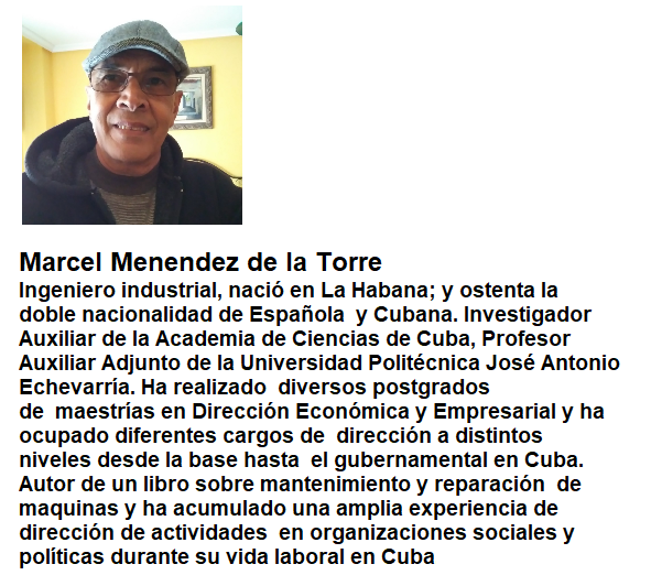 MARCEL MENENDEZ DE LA TORRE RESEÑA