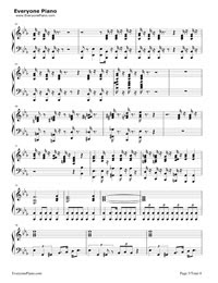 Bohemian Rhapsody Queen Free Piano Sheet Music Piano Chords - bohemian rhapsody queen stave preview 5