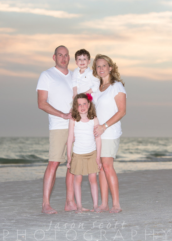 Moore Family on Siesta Key, April 2013