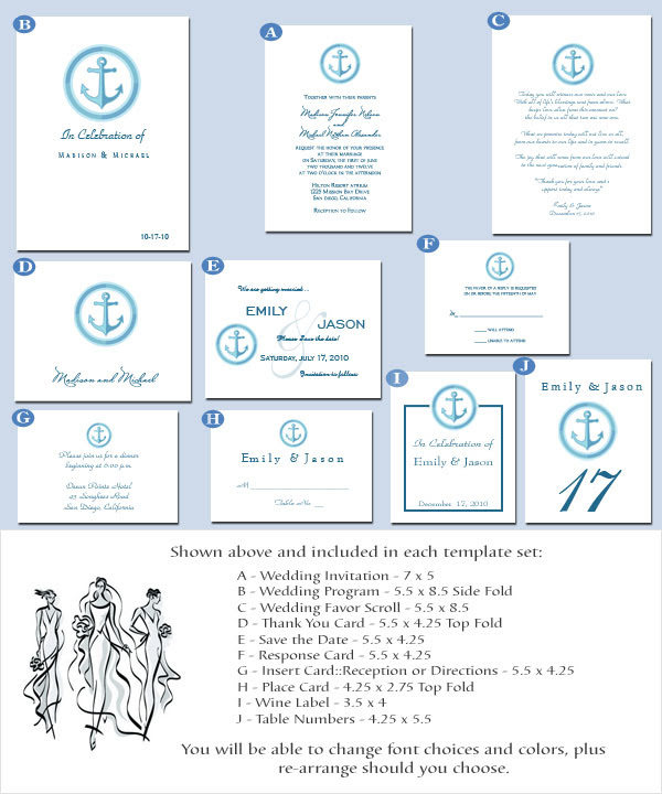 Wedding Invitation Templates