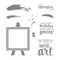 Painter's Palette Clear-Mount Stamp Set
