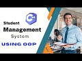 Student Management System |  Student Management System Complete Project in C++ in OOP | Mini Projects in C++ using OOP