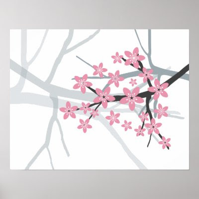 japanese cherry tree drawing. Sakura - Japanese Cherry Tree