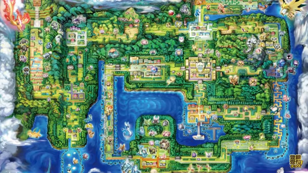 レッツゴーピカチュウ イーブイの新マップ公開 初代マップと比較も ポケモン剣盾 ソードシールド 攻略 最新情報 Pokemon Times