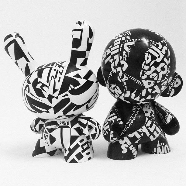 Ryan the Wheelbarrow's "Don't Believe The Type" at Kidrobot Miami for Art Basel!