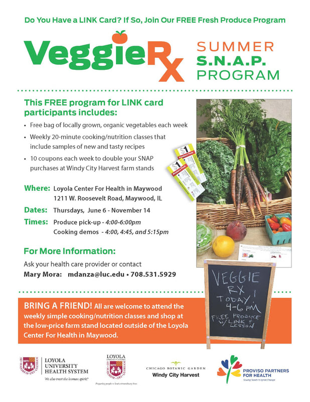 Veggie RX Starts June 6, 2019 - Proviso Partners