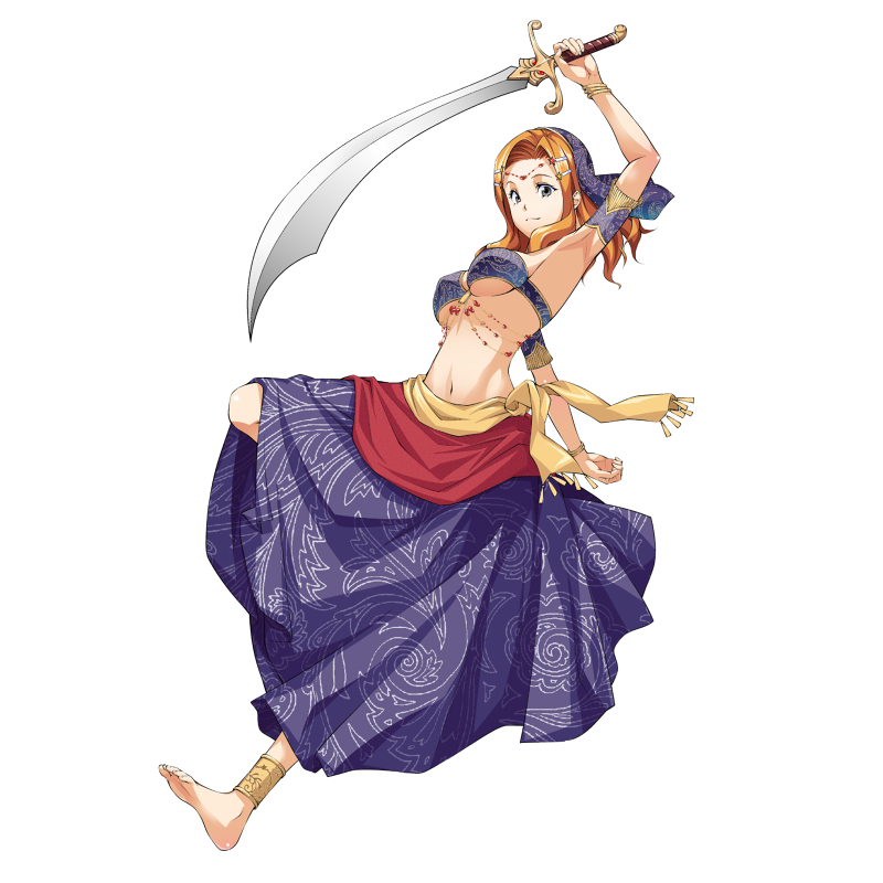 星幽塔 踊り子 イラスト詳細 らっかみ