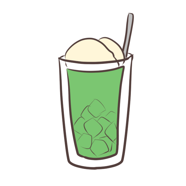 クリームソーダのイラスト かわいいフリー素材が無料のイラストレイン