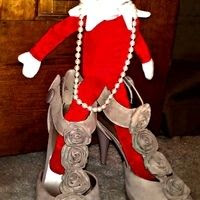 Elf playing dress-up #elfontheshelf