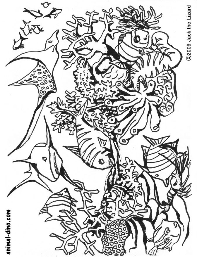 Download Under the sea coloring pages to download and print for free
