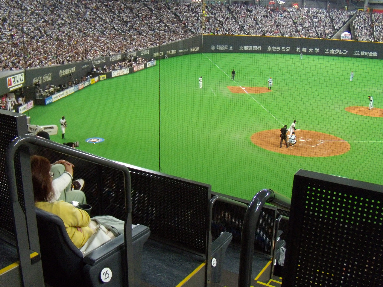 札幌ドーム ダイヤモンドシート初体験 胡乱 うろん な日々
