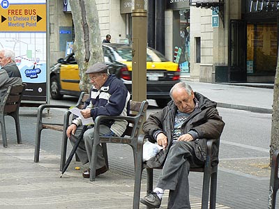 sieste sur la rambla.jpg