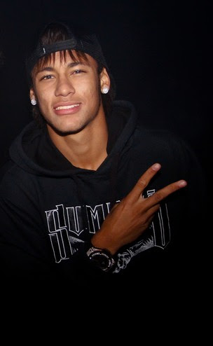 Neymar no show do Thiaguinho (Foto: David Collaço/ Divulgação)