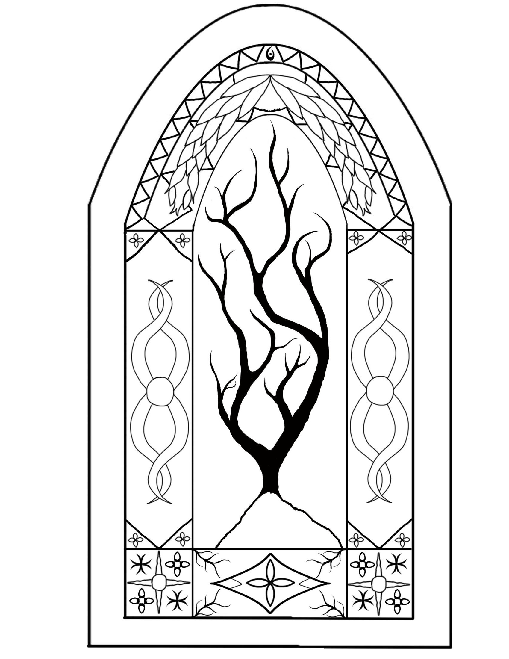 Download Stained Glass Drawing at GetDrawings | Free download