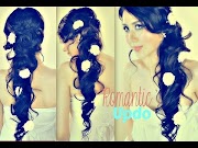 Best  ROMANTIC CURLY CASCADING HAIRSTYLES UPDOS FOR MEDIUM LONG HAIR TUTORIAL PROM WEDDING HOMECOMING, Video Barrel Curl Bouffant Updo 60s most update!