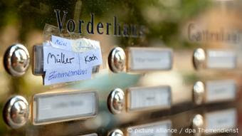 Klingelschild Symbolbild