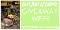 cart full of fabric: GIVEAWAY WEEK! @ fluffyland craft & sewing blog