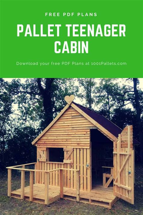 pallet cabin clubhouse build    pallets