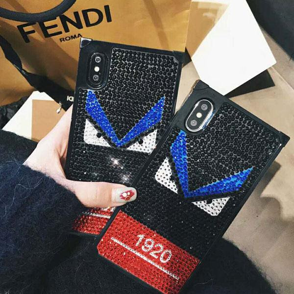 Fendi モンスター Iphone Xケース パロディ アイフォン8 8 7 7 Plus プラスカバー ブランド