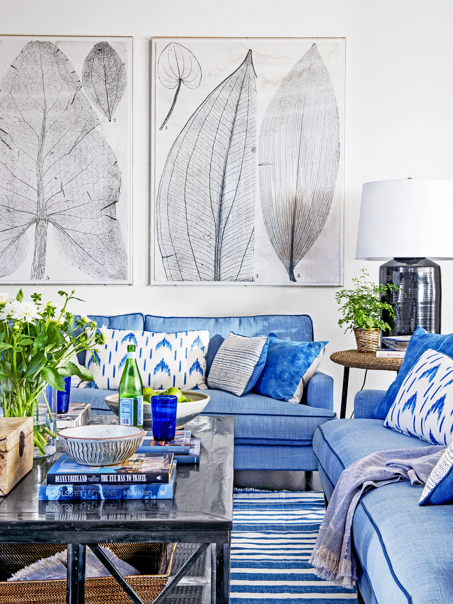 Blue And White Rooms Decorating With Blue And White