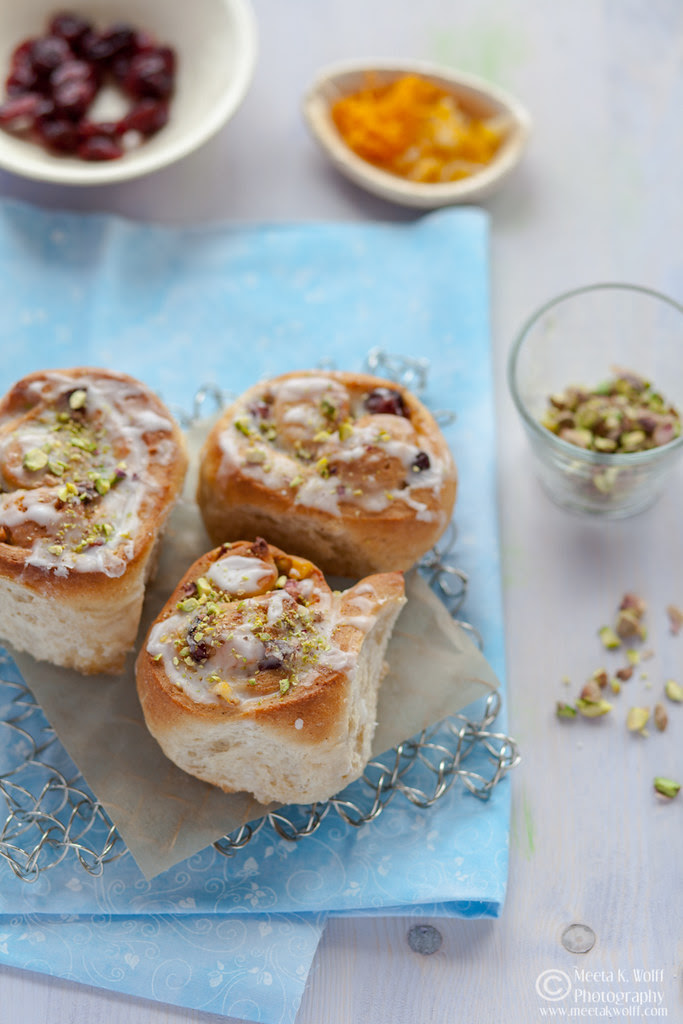 Cranberry Orange Marzipan Stollen Buns 0066