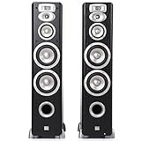 JBL L880 4-Way, High Performance 6-inch Dual Floorstanding Loudspeaker (Black)