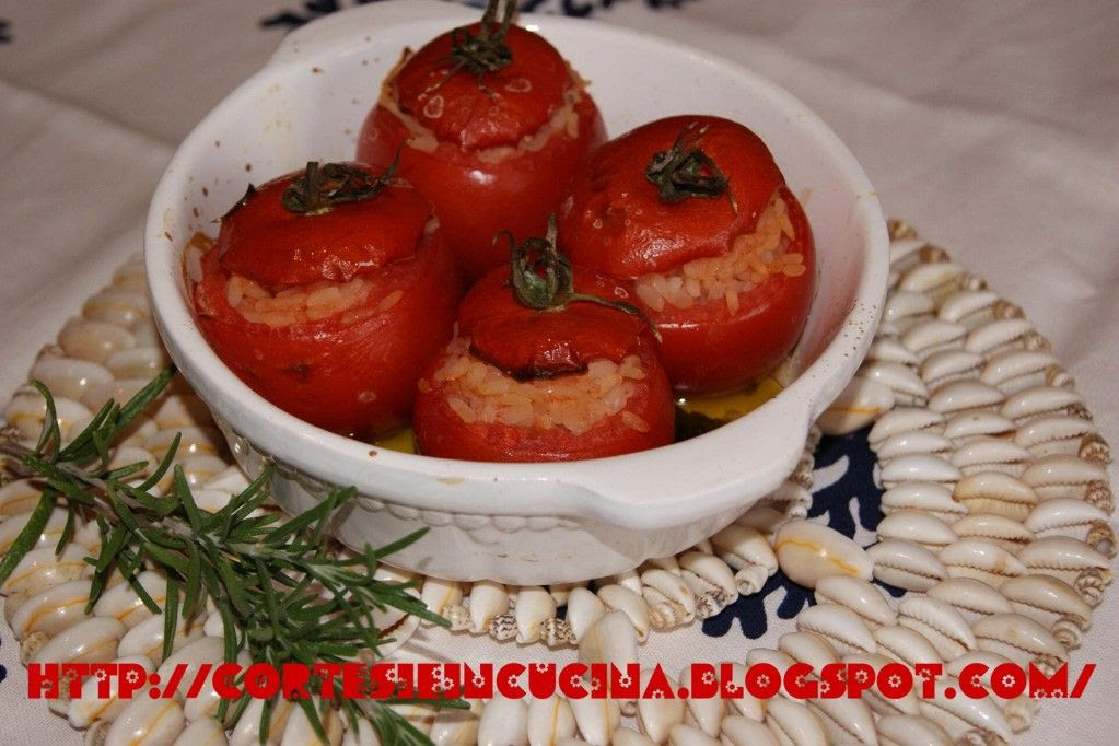 Pomodori ripieni con riso