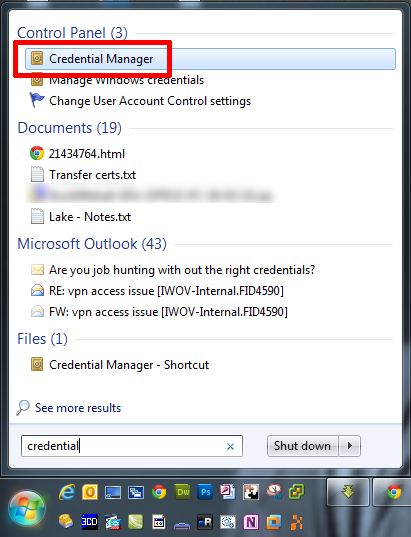 credential manager