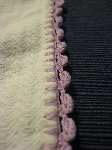 Crocheted edging