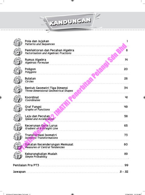Jawapan Praktis Strategi Matematik Tingkatan 1 Nanikalux
