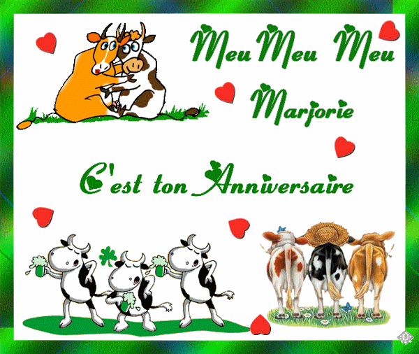 Carte Anniversaire Virtuelle Vache Coleteremelly Official